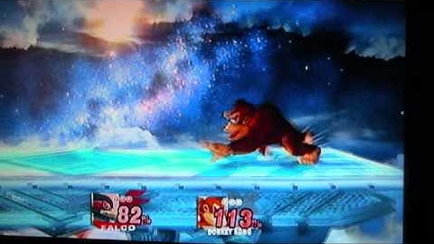 Super Smash Bros Brawl-OLIsS (Falco) vs CPU (Donkey Kong)