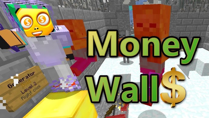 MINECRAFT CRAZY WALLS LUCKY BLOCKS, GAMER CHAD & RADIOJH GAMES