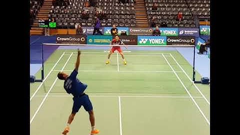 The most casual net block in badminton