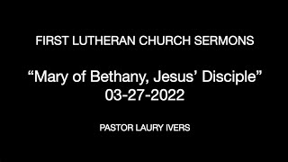 Sermon, 04-03-2022