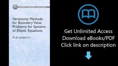 Download Variational Methods for Boundary Value Problems: for Systems of Elliptic Equations (Pho PDF