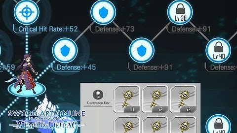 SAO Memory Defrag Decryption Key Farming!