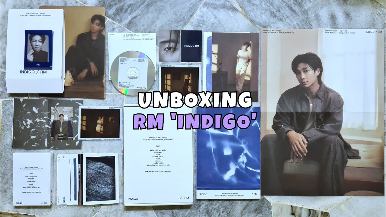 BTS 방탄소년단 | RM Solo Album 'Indigo' Unboxing