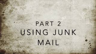 RECYCLING JUNK MAIL & QUESTION FOR OUR VIEWERS ~ PART 2