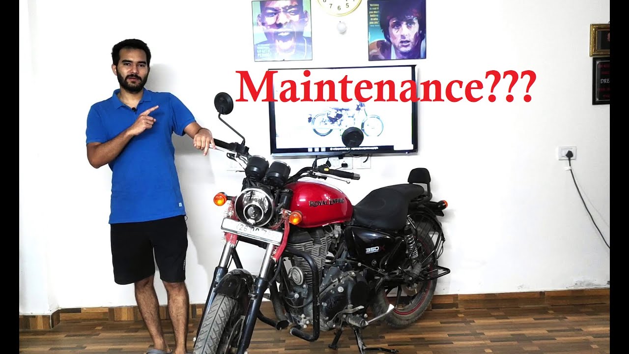 Royal Enfiled Bikes Maintenance Cost Explained Owner's Views YouTube