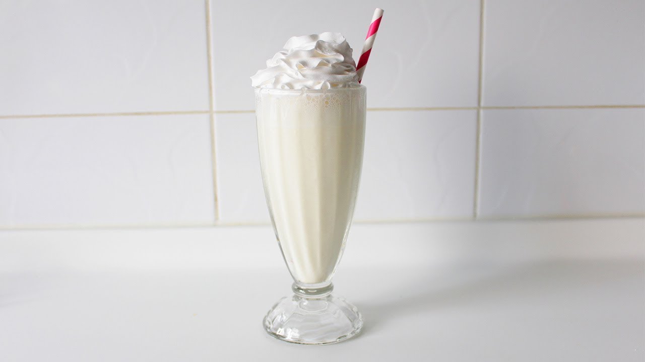 Vanilla Milkshake Recipe Youtube