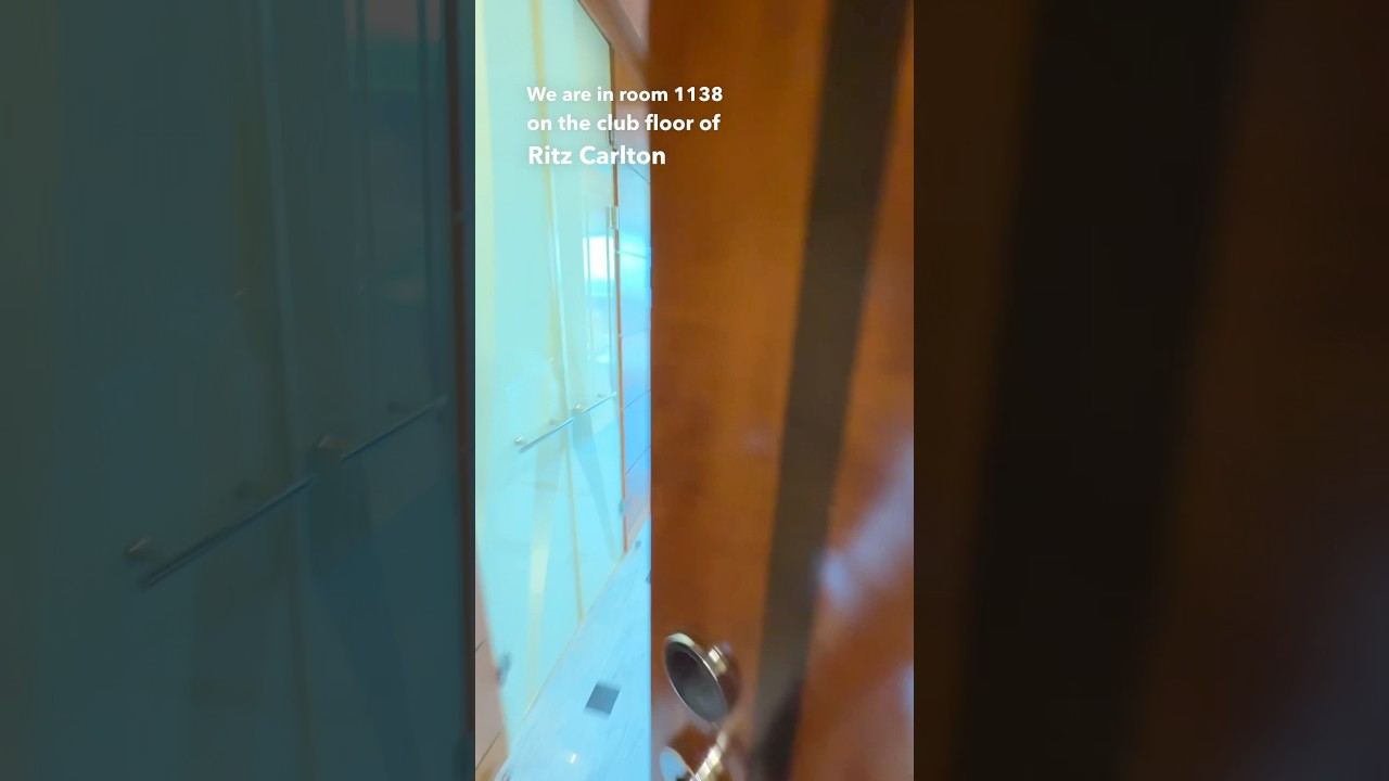 Ritz-Carlton Nile, Cairo- club level room tour! 