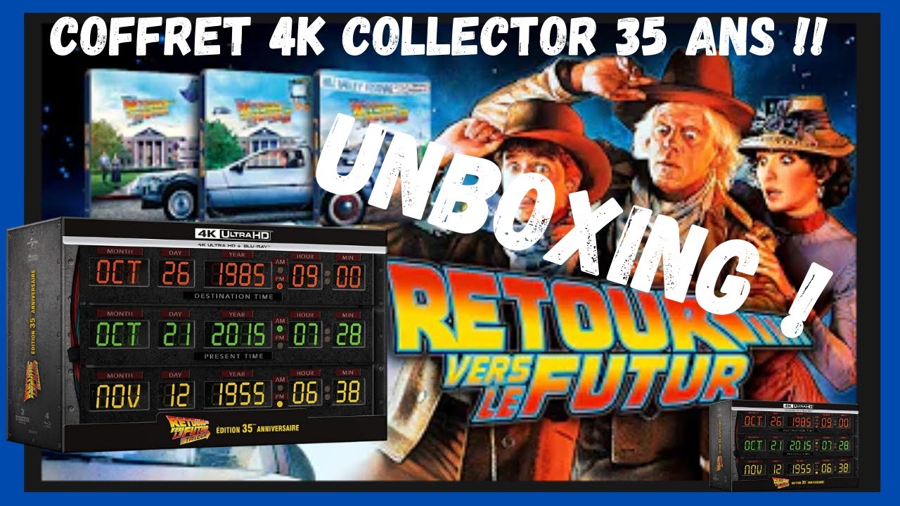 Retour Vers Le Futur : unboxing du coffret des 35 ans - District Geek