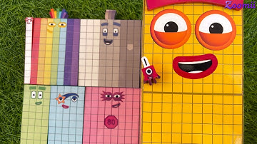 Looking for Numberblocks Puzzle Tetris NEW BIG 3000 Space ASMR - Numberblocks Satisfying Video #90