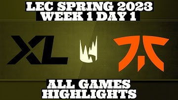 FNC VS EXCEL | LEC Highlights Week 1 Day 1 | LEC Spring 2023 | Highlights by Pro Esports Highlights