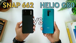 SPEED TEST!! Poco M3 vs Redmi 9 - Snapdragon 662 vs MediaTek Helio G80