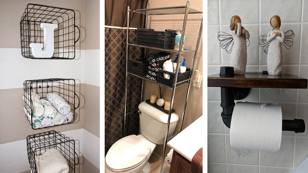 22 Super Creative Small Bathroom Storage Ideas 