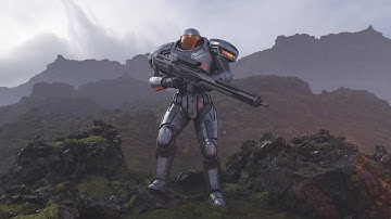 Gameplay with menus and the main character of my RTS game made in UE5