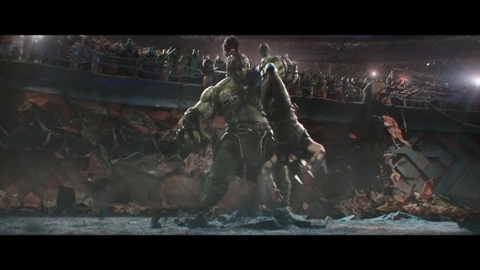 Thor Ragnarok: Thor and Hulk Main Event Fight Scene