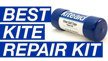 KITE REPAIR with KITEAID Clear Sail Tape Repair Kit