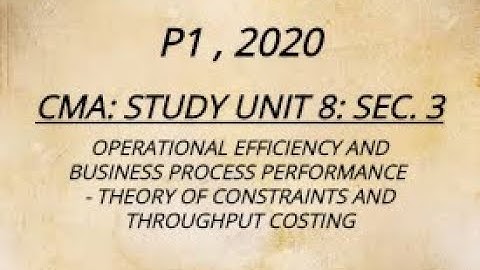 CMA: Unit 8: Sec. 3 2020