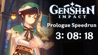 Genshin Impact Speedrun - Prologue% in 3h08min18s