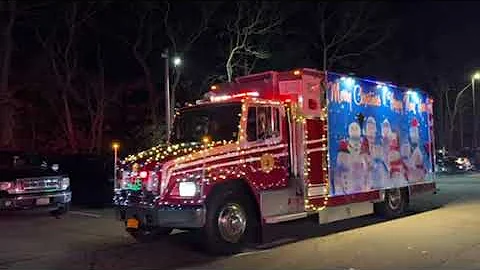 Nesconset Fire Department 2025 Christmas parade