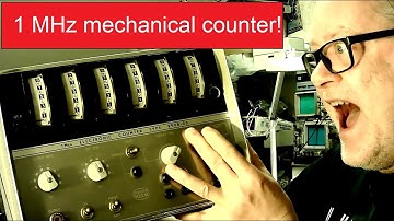 Mechanical counter up to 1 megahertz: Van Der Heem 9908 from the fifties