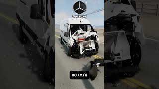 Crash Test 💥🚗 Mercedes Sprinter #recommended #crashtest #mercedes #sprinter