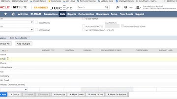 Netsuite || 2017 || Email Campaign Setup