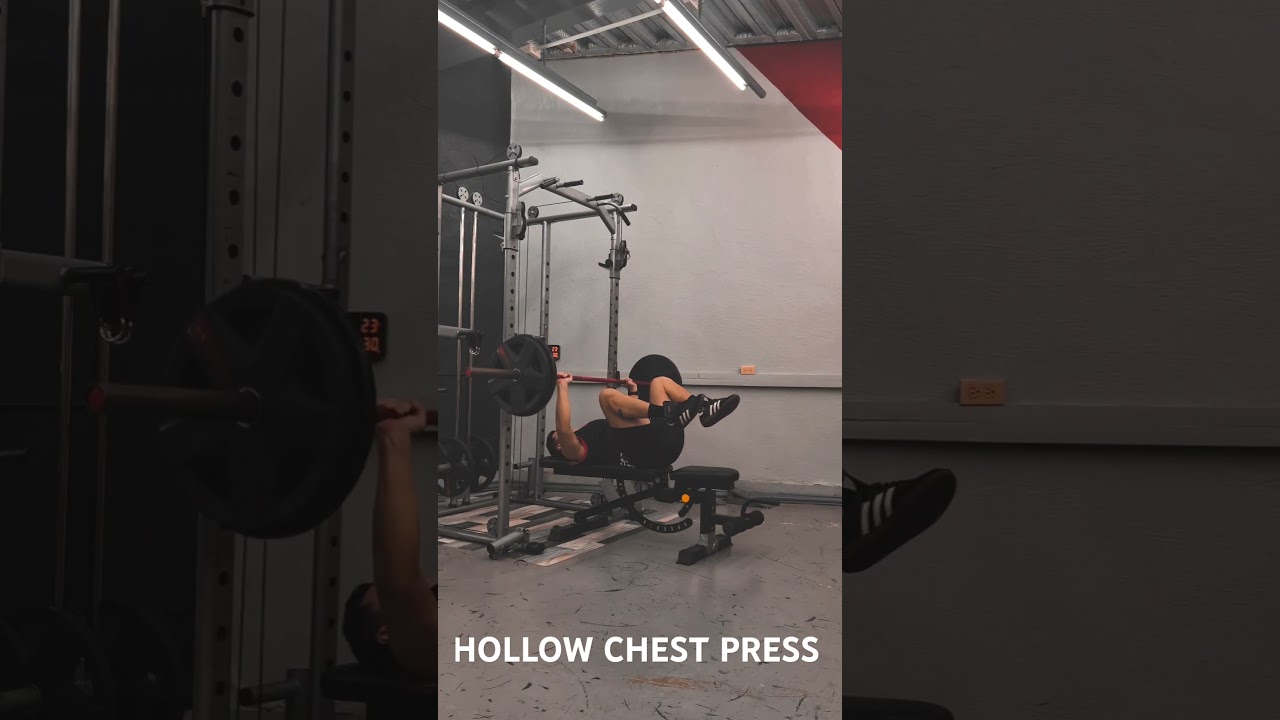 BARBELL HOLLOW CHEST PRESS 