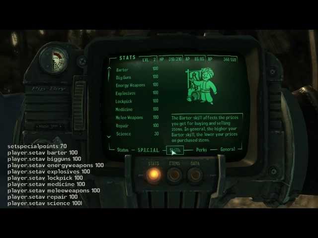 Fallout 3 and Fallout: New Vegas Cheats and Codes - LevelSkip