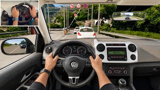 Driving Volkswagen Amarok in the NEW Sandbox Mode - City Car Driving 2.0 | Steering Wheel Gameplay screenshot 2