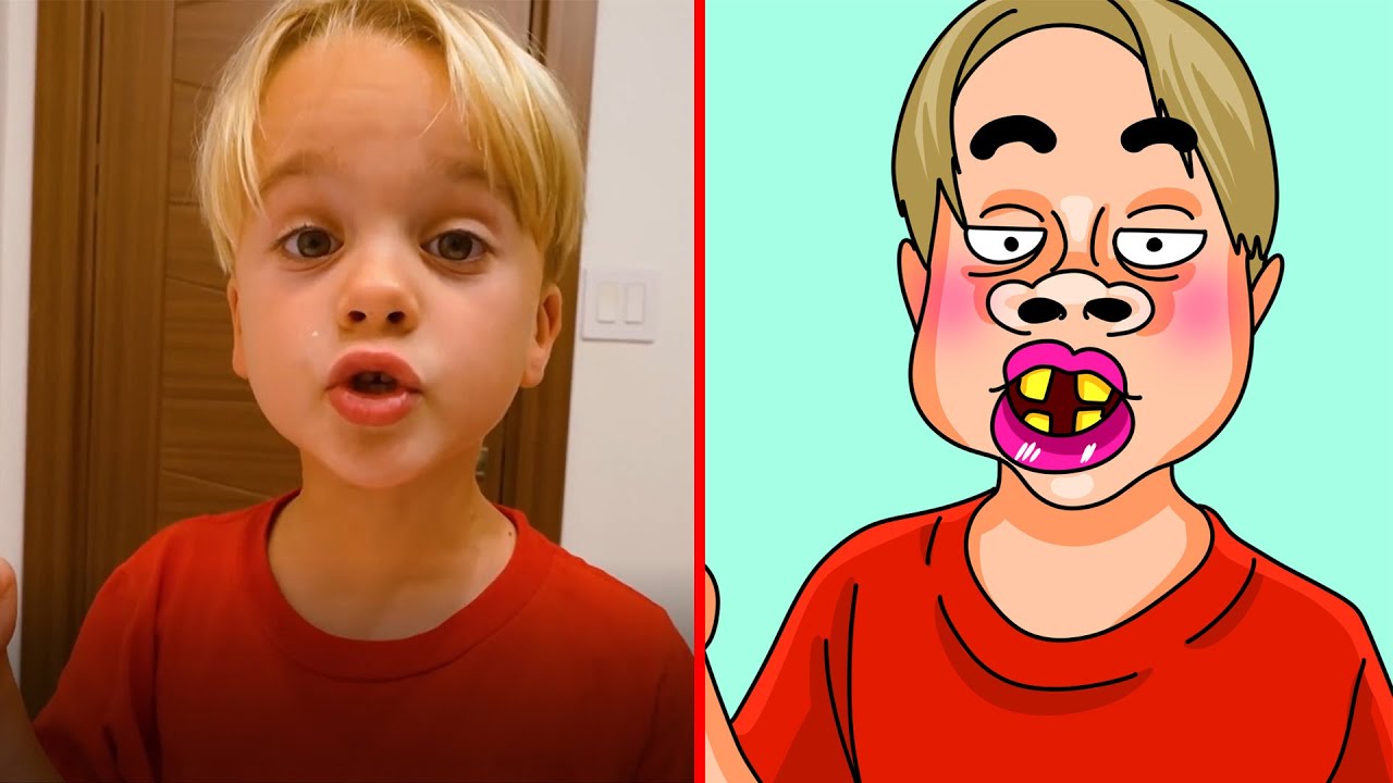 Chris and Alice Learn to Stop Wasting Water! l Drawing Meme