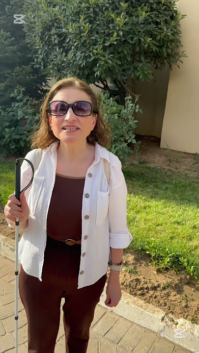 You can't see and you're wearing sunglasses. ☀️🤓😎 #visuallyimpaired
