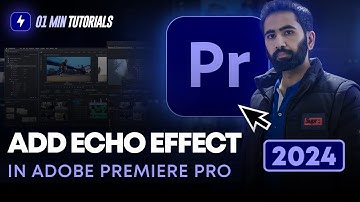 How to Add Echo Effect in Adobe Premiere Pro 2024 | Audio Effects in Premiere Pro 2024