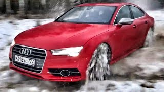 8 МИЛЛИОНОВ ЗА AUDI S7 450 сил Тест-драйв лифтбека от Ауди вместе с батей Испытываем Quattro