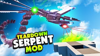 Battling a GIANT ROBOT SERPENT With a BFG In TEARDOWN  Teardown Mods