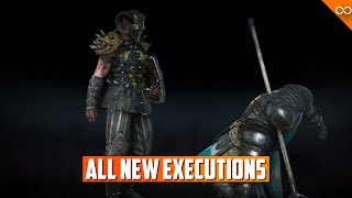For Honor All New Marching Fire Executions - Season 8 Executions