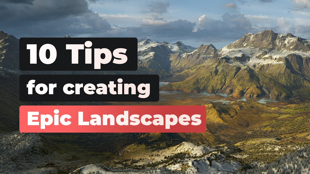 Mount Bank Method hang 10 Tips for creating Epic Landscapes in Blender - YouTube