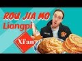 Xian roujiamo chinese burger liangpi cold skin noodles xian china street food  letslocals