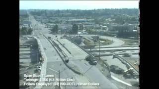 Bridge roll-in (time lapse) on Hilman Rollers