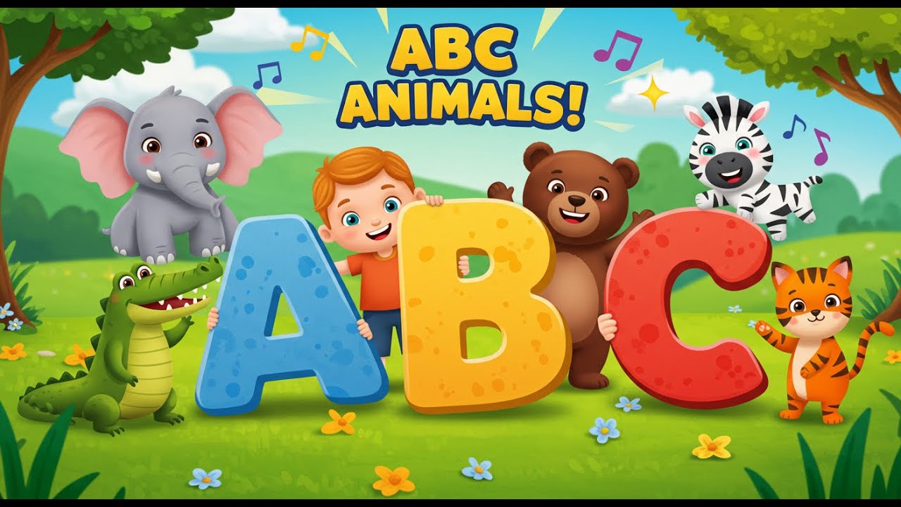ABC Animals Song 🐾 | A to Z Animal Dance & Learn for Kids! - YouTube