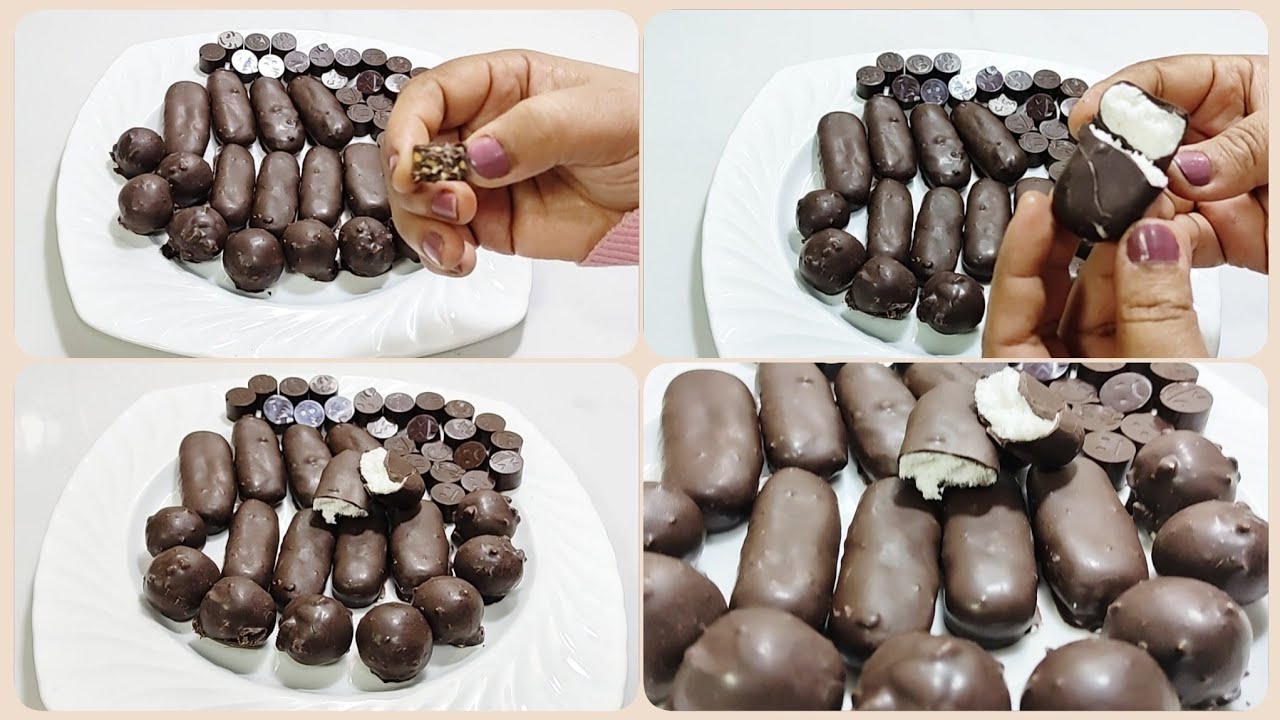 شيكولاته جيرسي صيامي وشيكولاته بالمكسرات لعشاق جوز الهند 😋 حلويات صيامي