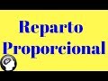 Como repartir cantidades proporcionalmente