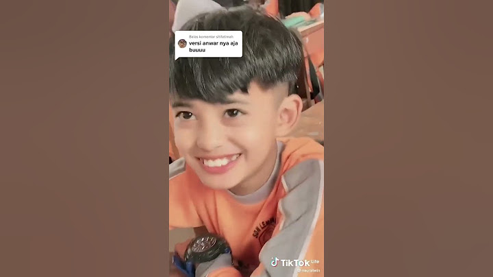 anwar itu saudara gue bos siapa mau jadi pacar anwar tulis di kolom komentar 😊😄😉