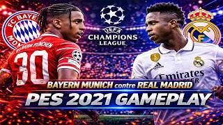 PES 2021 - Bayern Munich contre Real Madrid. UCL. Allianz Arena FRA [Efootball Mod 2026]
