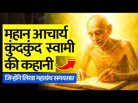 आचार्य कुंदकुंद स्वामी की चमत्कारी कहानी - जिन्होंने लिखा समयसार  Acharya Kundkund swami Jain Sansar