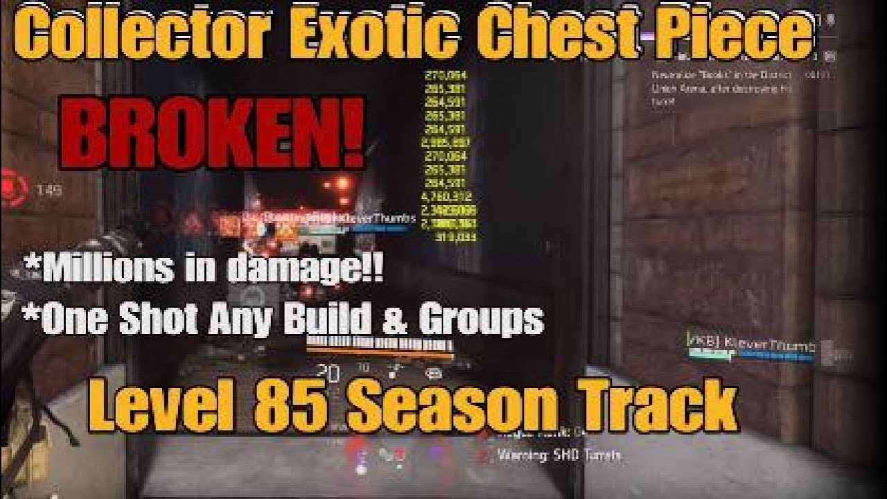 BROKEN PvP ONE SHOT GRENADE BUILD|The Collector Exotic Chest|The Division 2 Year 5 Season 2|