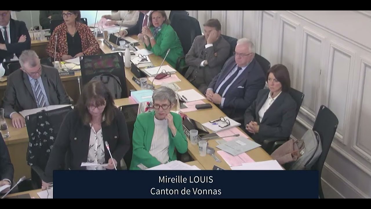 Mireille Louis Intervention relative à la lecture publique Session mai 2026 