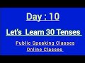 Day 10 | Present Continuous Tense | English Grammar 30 Tenses | Public Speaking Classes | Shahid Hus