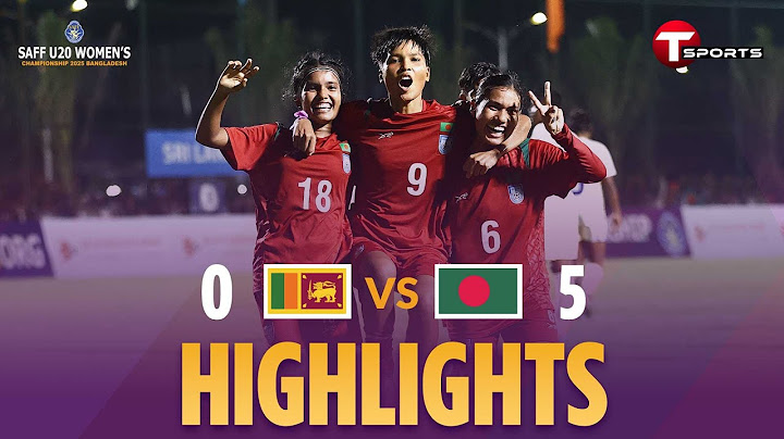 𝙃𝙄𝙂𝙃𝙇𝙄𝙂𝙃𝙏𝙎 | 𝘽𝙖𝙣𝙜𝙡𝙖𝙙𝙚𝙨𝙝 5-0 𝙎𝙧𝙞 𝙇𝙖𝙣𝙠𝙖 - 𝙏𝙞𝙜𝙧𝙚𝙨𝙨𝙚𝙨 𝙙𝙤𝙢𝙞𝙣𝙖𝙩𝙚 𝙞𝙣 𝙨𝙩𝙮𝙡𝙚 | 𝙎𝘼𝙁𝙁 𝙐-20 𝙒𝙤𝙢𝙚𝙣'𝙨 𝘾𝙝𝙖𝙢𝙥𝙞𝙤𝙣𝙨𝙝𝙞𝙥