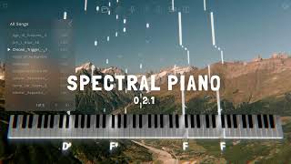 The ultimate piano visualizer - Spectral Piano