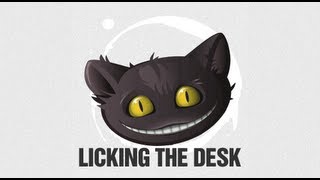 ❤ Shay the Cat - Licking my Desk (Long Haired Cat)