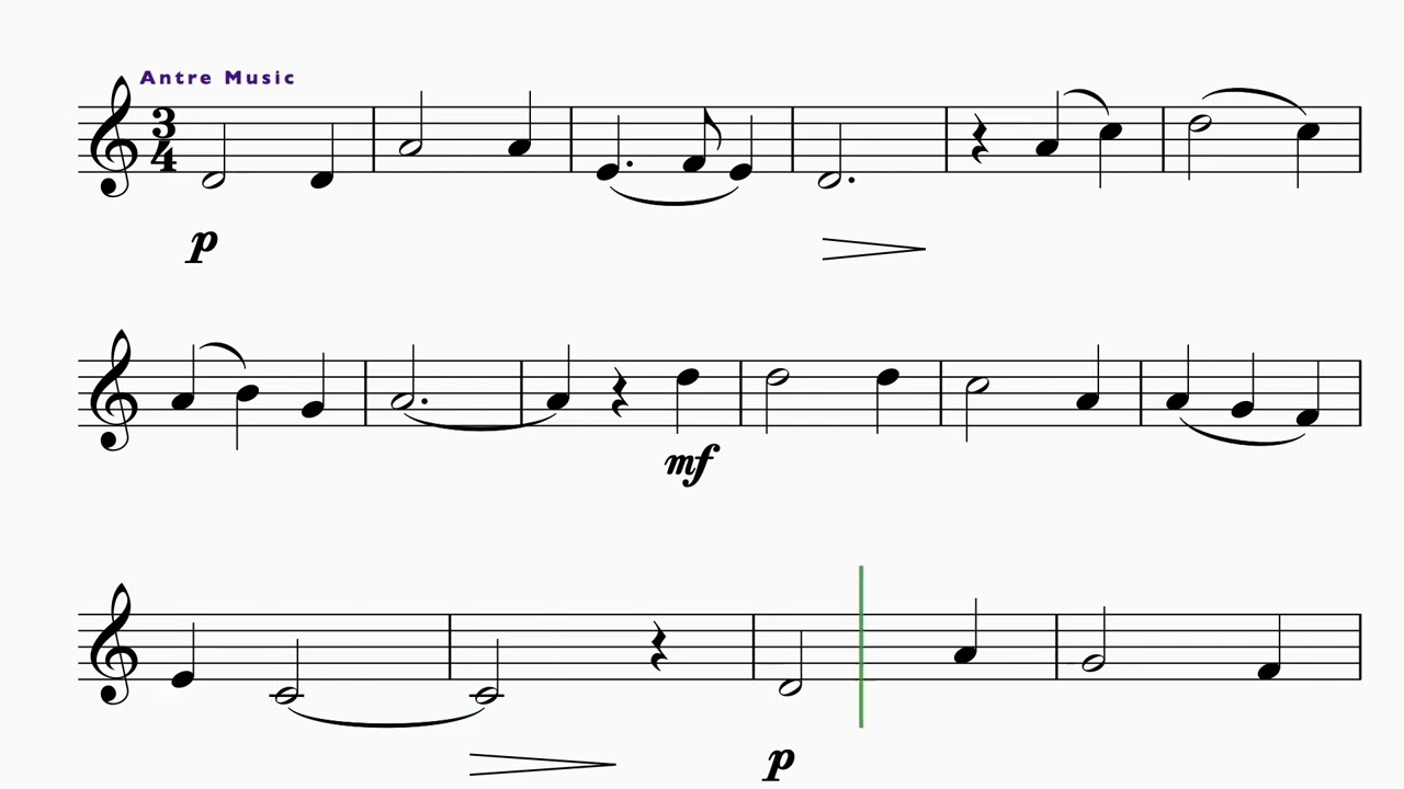 Scarborough Fair - Easy Trumpet Sheet Music